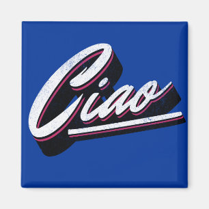 Aimant Design de texte Ciao