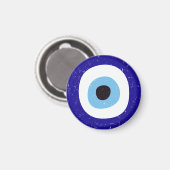 Aimant Design déprimé des yeux malveillants grecs (Recto/Verso)