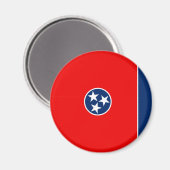 Aimant Design du drapeau d'état du Tennessee (Recto/Verso)