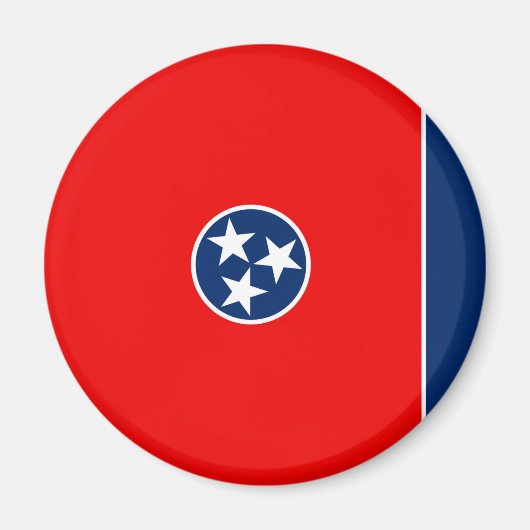 Aimant Design du drapeau d'état du Tennessee (Devant)