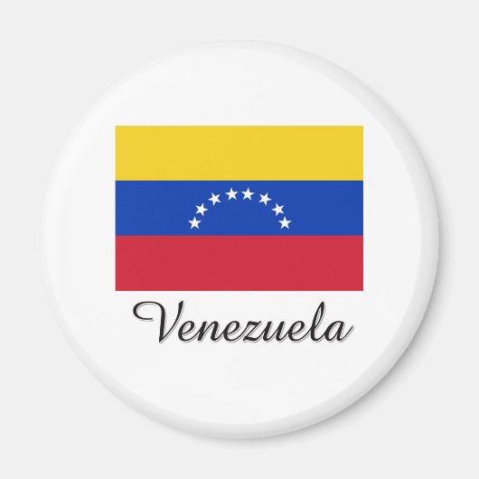 Aimant Design du drapeau du Venezuela (Devant)