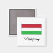 Aimant Design du drapeau hongrois (Recto/Verso)