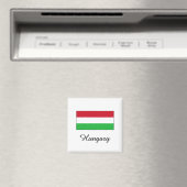 Aimant Design du drapeau hongrois (In Situ (Lave-vaisselle))