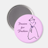 Aimant Design élégant avec Slogan personnalisable (Recto/Verso)