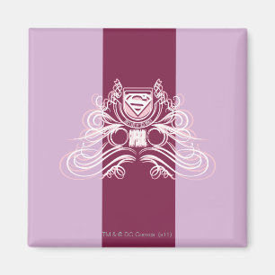 Aimant Design florissant Supergirl