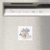 Aimant Design géometric owl (In Situ (Lave-vaisselle))