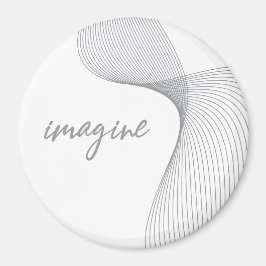 Aimant Design graphique moderne, simple et élégant d'Imag (Devant)