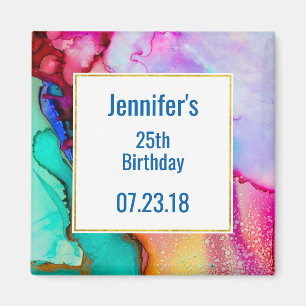 Aimant Design moderne en marbre Abstrait