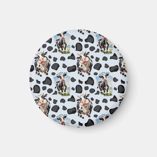 Aimant Design Motif animal de vache (Devant)