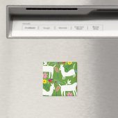 Aimant Design Otomi moderne | Llama Donkey Design (In Situ (Lave-vaisselle))