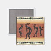 Aimant Design tribal Kokopelli (Recto/Verso)