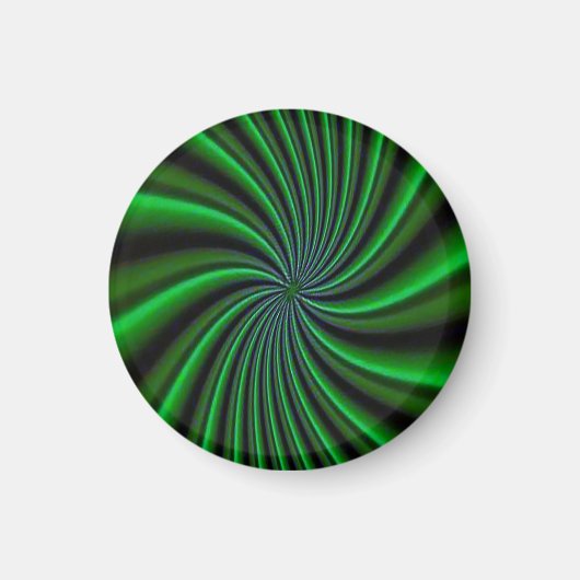 Aimant Design vert crépusculaire (Devant)