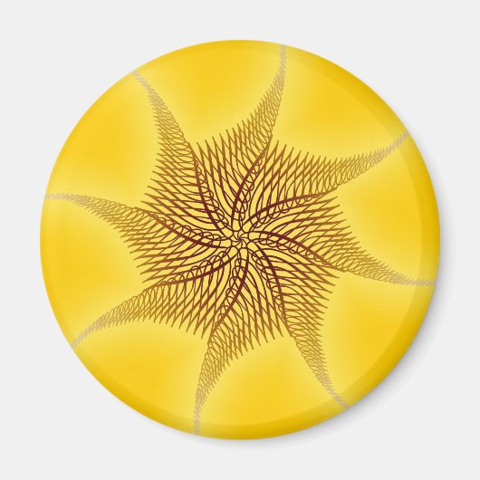 Aimant Designer Motif : Motif Abstrait (Devant)