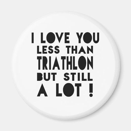 Aimant Designs de triathlon (Devant)