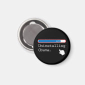 AIMANT DÉSINSTALLATION D'OBAMA (Recto/Verso)