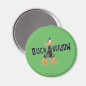 Aimant Désintégration de DAFFY DUCK™ "saison canard" (Recto/Verso)