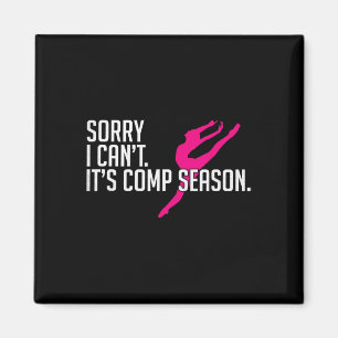 Aimant Désolé, je ne peux pas venir saison Cheer Girls Co