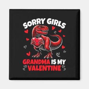 Aimant Désolé les filles grand-mère est ma Saint-Valentin
