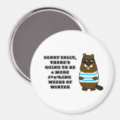 Aimant Désolé Sally, 6 autres #*@%ing semaines d'hiver (Recto/Verso)