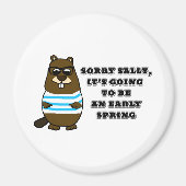 Aimant Désolé Sally, début printemps (Devant)