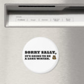 Aimant Désolé Sally, long hiver (In Situ (Lave-vaisselle))