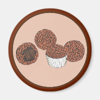 Dessert de Brigadeiros brésilien de truffes de cho
