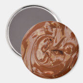 Aimant dessert tourbillon de cacao au chocolat fondu (Recto/Verso)