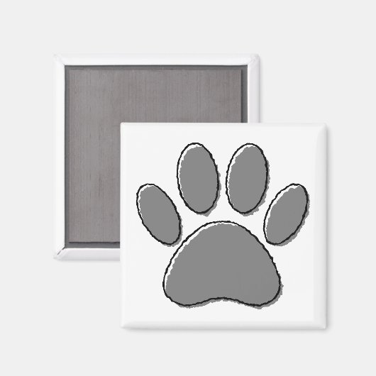 Aimant Dessin à mât de chiot mignon (Recto/Verso)