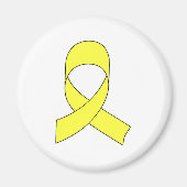 Aimant Dessin à ruban jaune (Devant)