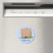 Aimant dessin adorable de bébé wombat (In Situ (Lave-vaisselle))