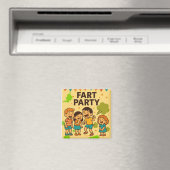 Aimant Dessin amusant Fart Party (In Situ (Lave-vaisselle))