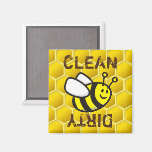 Aimant Dessin animé d'abeille à miel