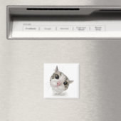 Aimant Dessin animé de chaton tabby mignon (In Situ (Lave-vaisselle))