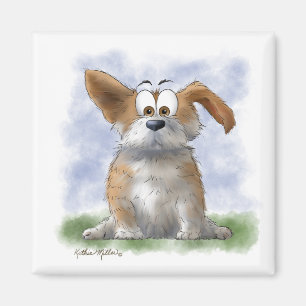 Aimant Dessin animé de Corgi mignon