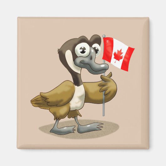 Aimant Dessin Canada Oie (Devant)