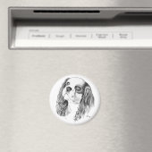 Aimant Dessin Cavalier King Charles (In Situ (Lave-vaisselle))