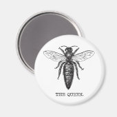 Aimant Dessin classique de l'illustration de Queen Bee (Recto/Verso)