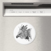 Aimant Dessin d'aigle (In Situ (Lave-vaisselle))