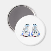 Aimant Dessin de chaussures de tennis (Recto/Verso)