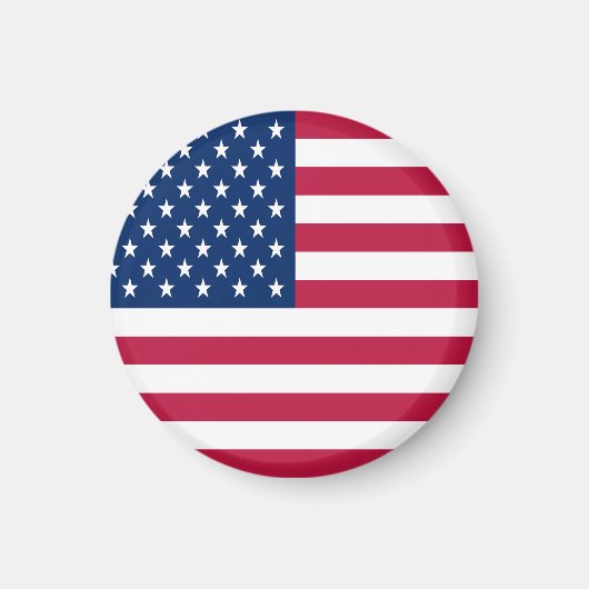 Aimant Dessin de fierté du drapeau américain USA (Devant)