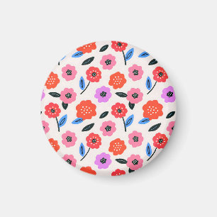 Aimant Dessin de fleurs de Han