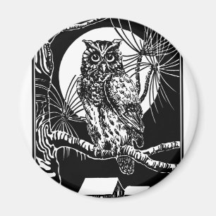 Aimant Dessin de hibou