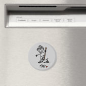 Aimant Dessin de mineur bâtonnet (In Situ (Lave-vaisselle))