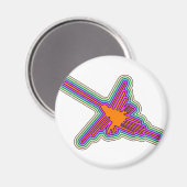 Aimant Dessin de Nazca Hummingbird Pérou (Recto/Verso)