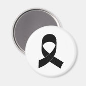 Aimant Dessin de ruban noir (Recto/Verso)