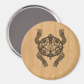 Aimant Dessin de tortue (Recto/Verso)