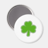 Aimant Dessin de trèfle de la Saint-Patrick (Recto/Verso)