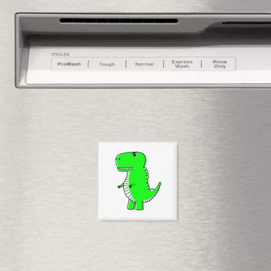 Aimant Dessin Dinosaure Vert (In Situ (Lave-vaisselle))