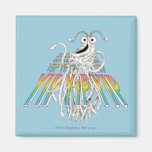 Aimant Dessin esquissé N&B de Yip Yips (Devant)