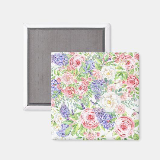 Aimant Dessin Fleur Facile (Recto/Verso)